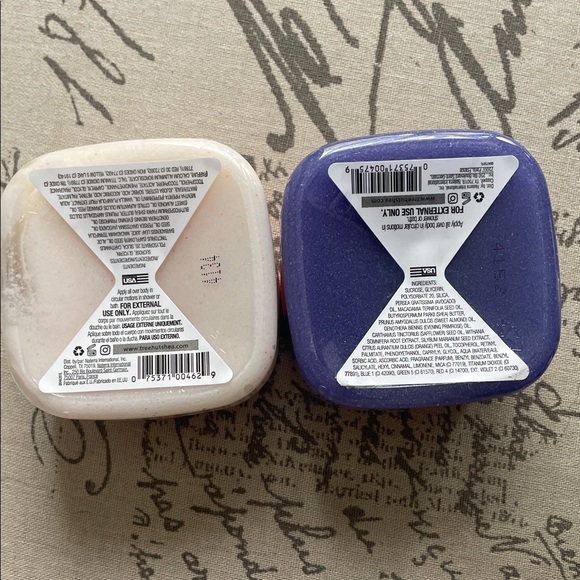 Shea Sugar Scrub Duo - peppermint and sparkling sapphire new! - Picture 2 of 3
